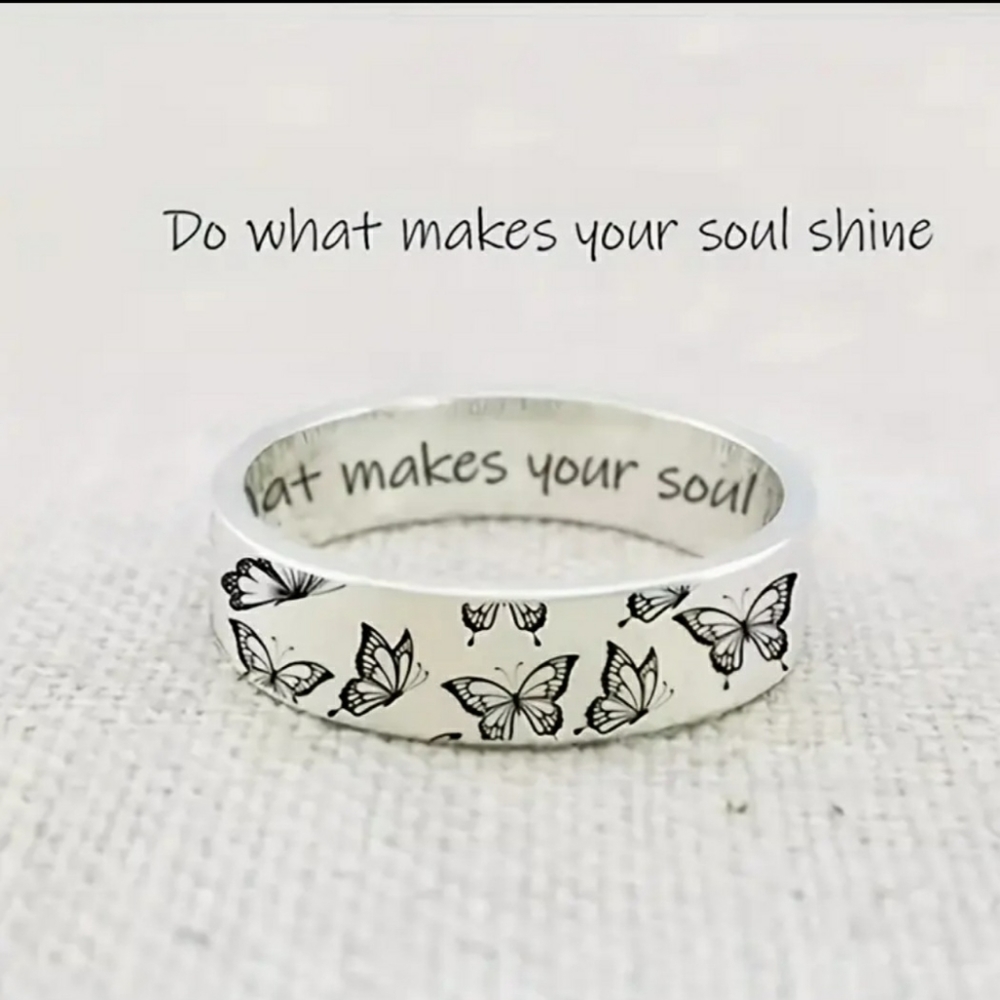 Butterfly Ring " Your Soul"